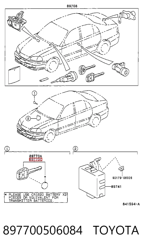  897700506084 Toyota