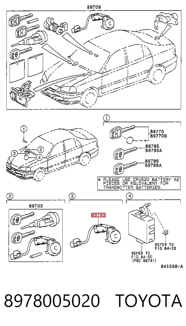  8978005020 Toyota