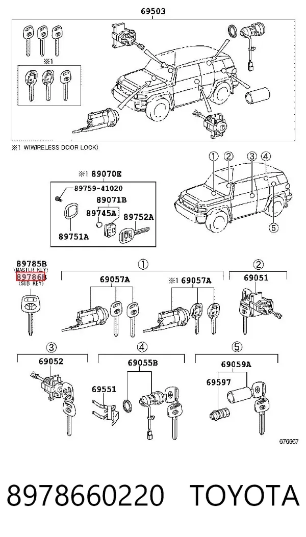  8978660220 Toyota