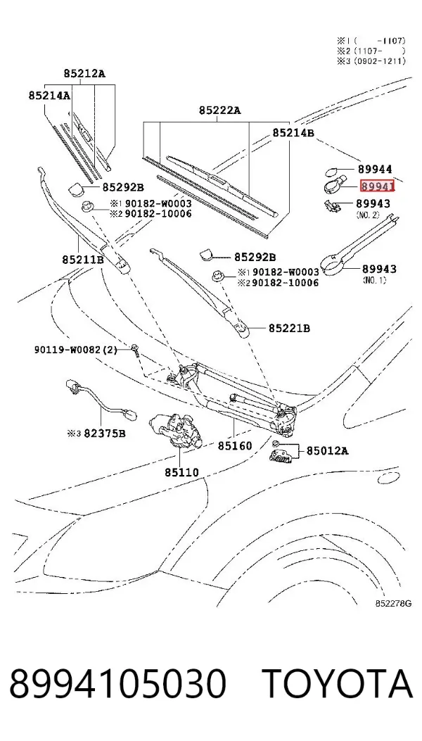 Sensor de chuva Toyota Avensis III