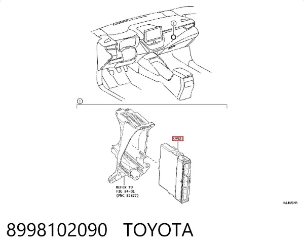 Módulo de direção (Centralina eletrônica) de motor Toyota Corolla E21