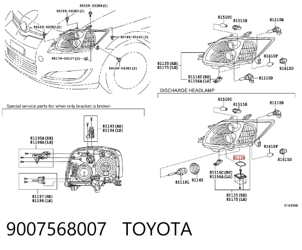  9007568007 Toyota
