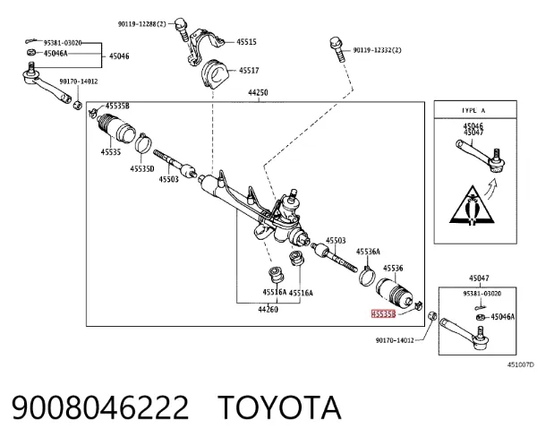  9008046222 Toyota