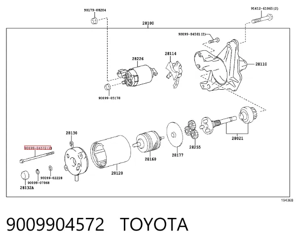  9009904572 Toyota
