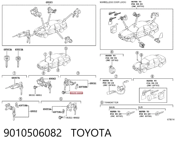  9010506082 Toyota