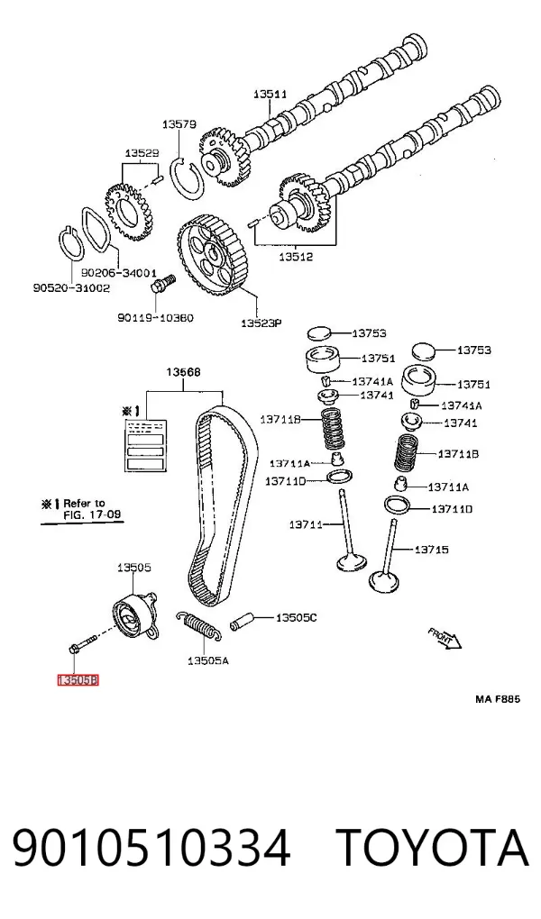  9010510334 Toyota