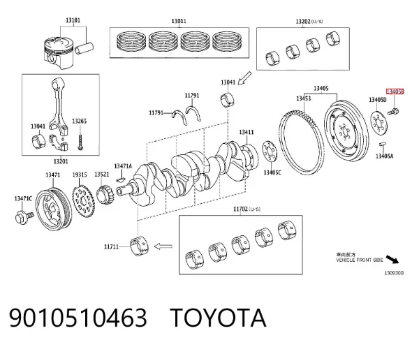  9010510463 Toyota