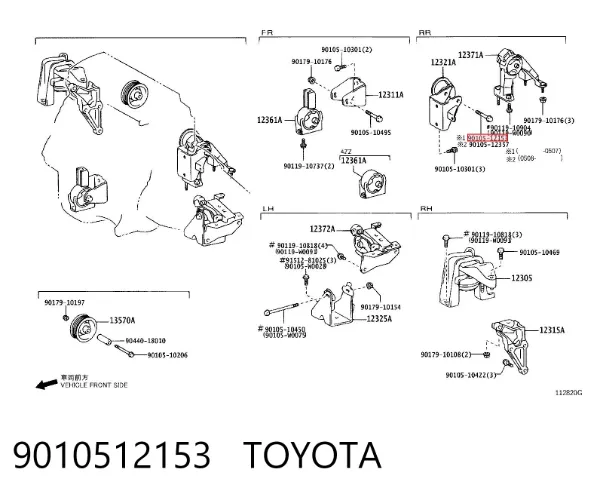  9010512153 Toyota