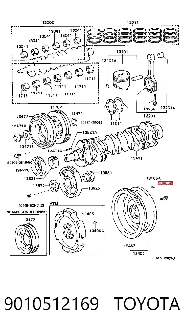  9010512169 Toyota