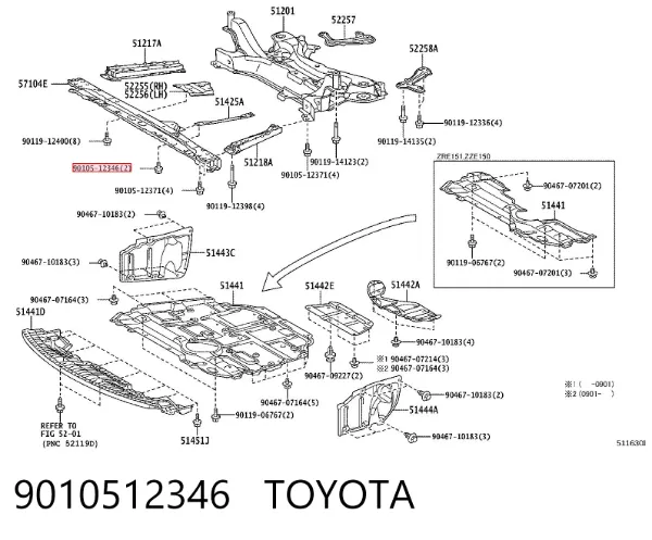  9010512346 Toyota