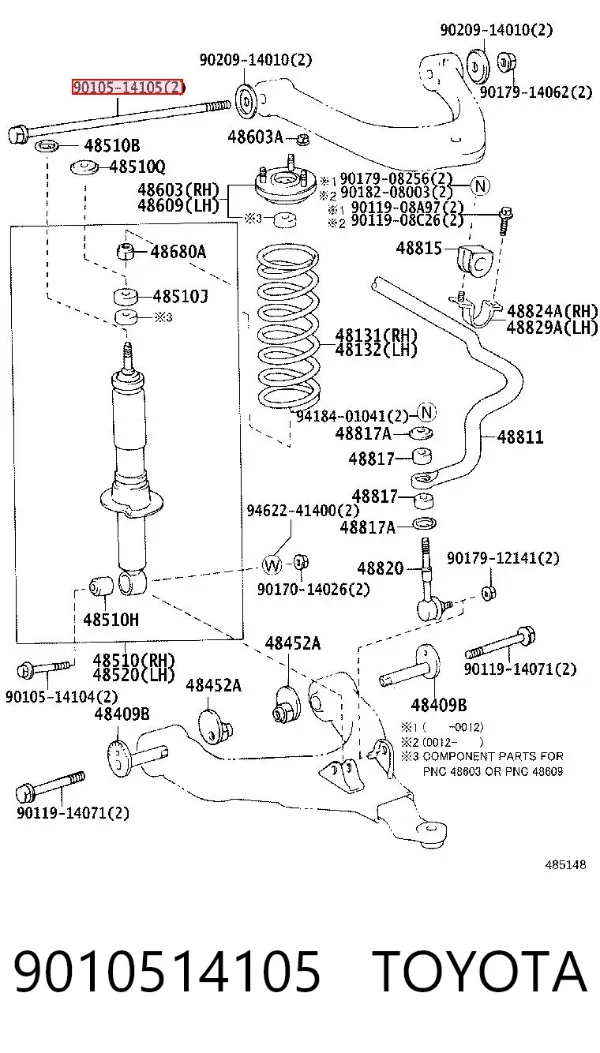  9010514105 Toyota