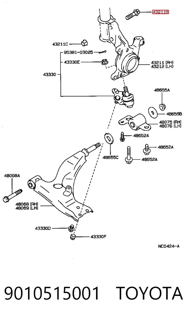  9010515001 Toyota
