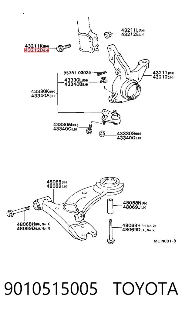  9010515005 Toyota