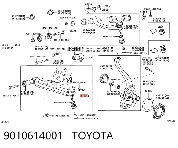  9010614001 Toyota