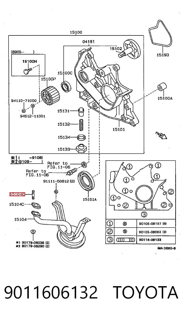  9011606132 Toyota