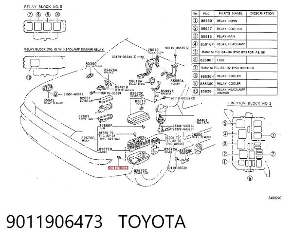  9011906473 Toyota
