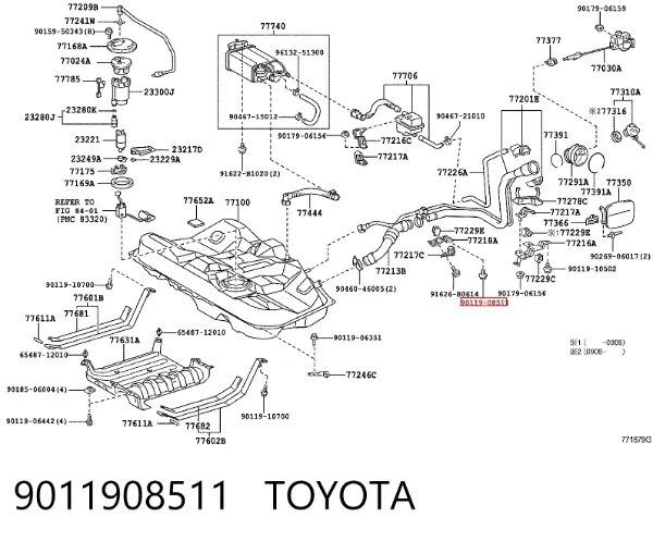  9011908511 Toyota