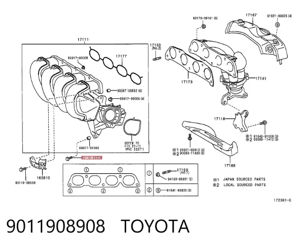 9011908908 Toyota