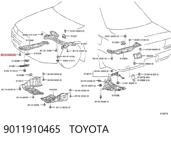  9011910465 Toyota