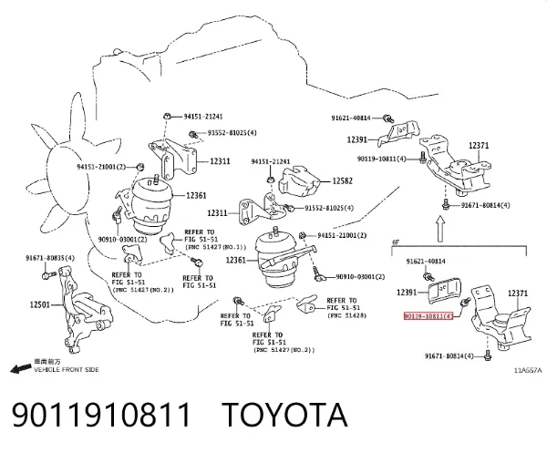  9011910811 Toyota