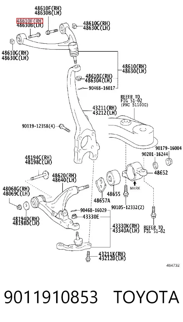  9011910853 Toyota