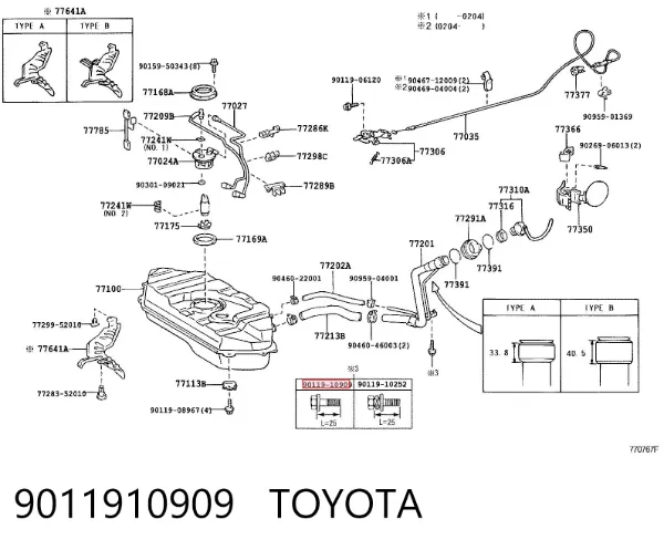  9011910909 Toyota