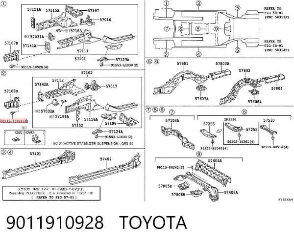  9011910928 Toyota