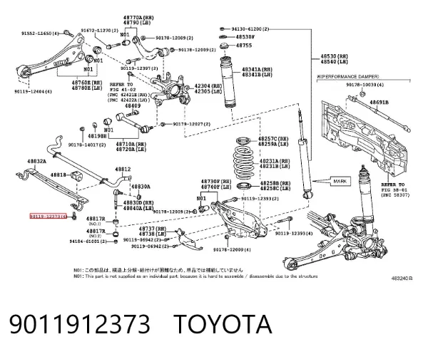  9011912373 Toyota