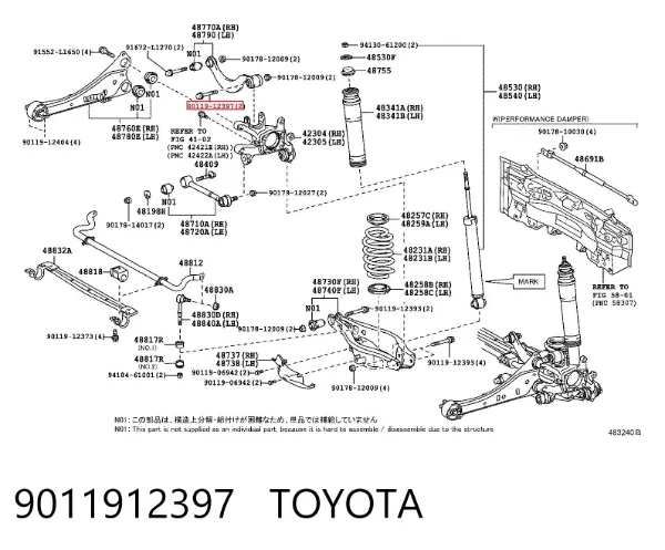  9011912397 Toyota