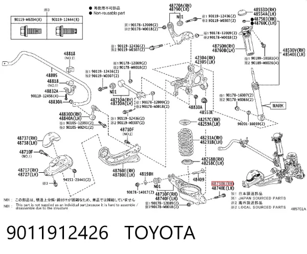  9011912426 Toyota