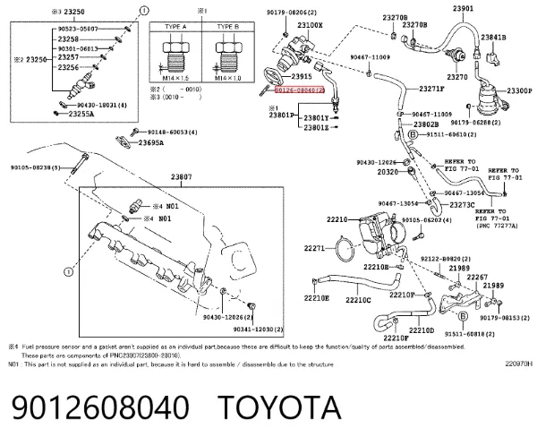  9012608040 Toyota