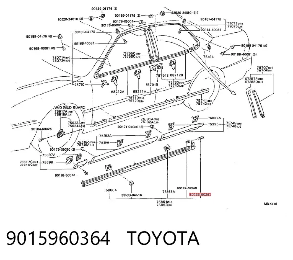  9015960364 Toyota
