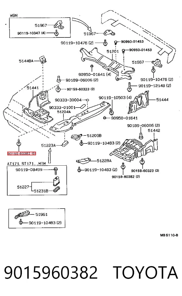 9015960382 Toyota