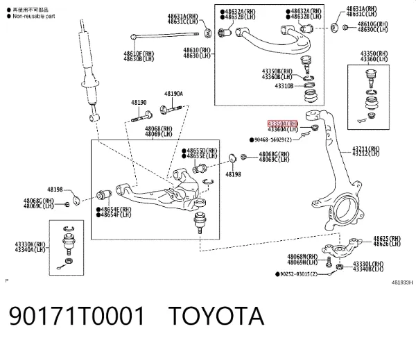 90171T0001 Toyota