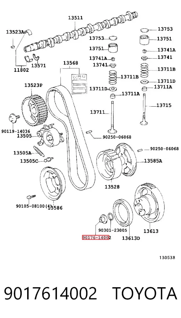  9017614002 Toyota