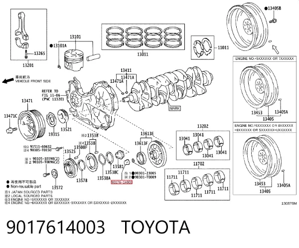  9017614003 Toyota