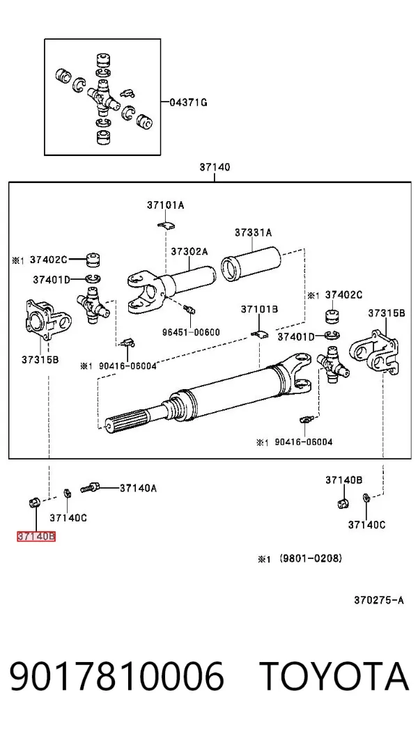  9017810006 Toyota