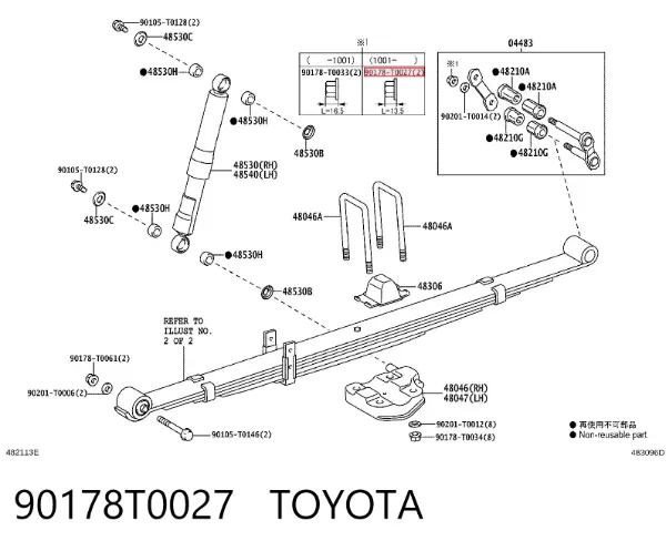  90178T0027 Toyota