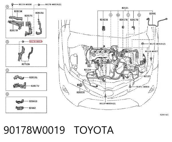  90178W0019 Toyota