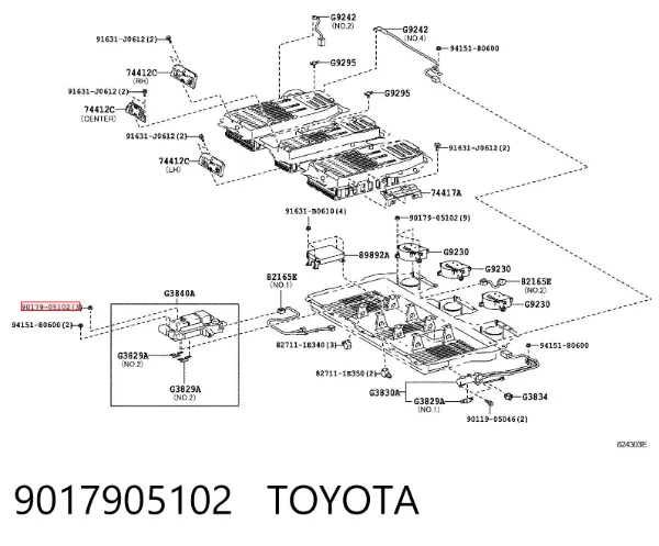  9017905102 Toyota
