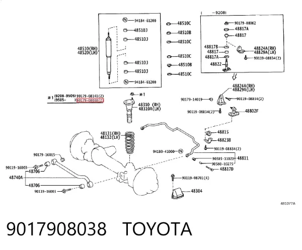  9017908038 Toyota
