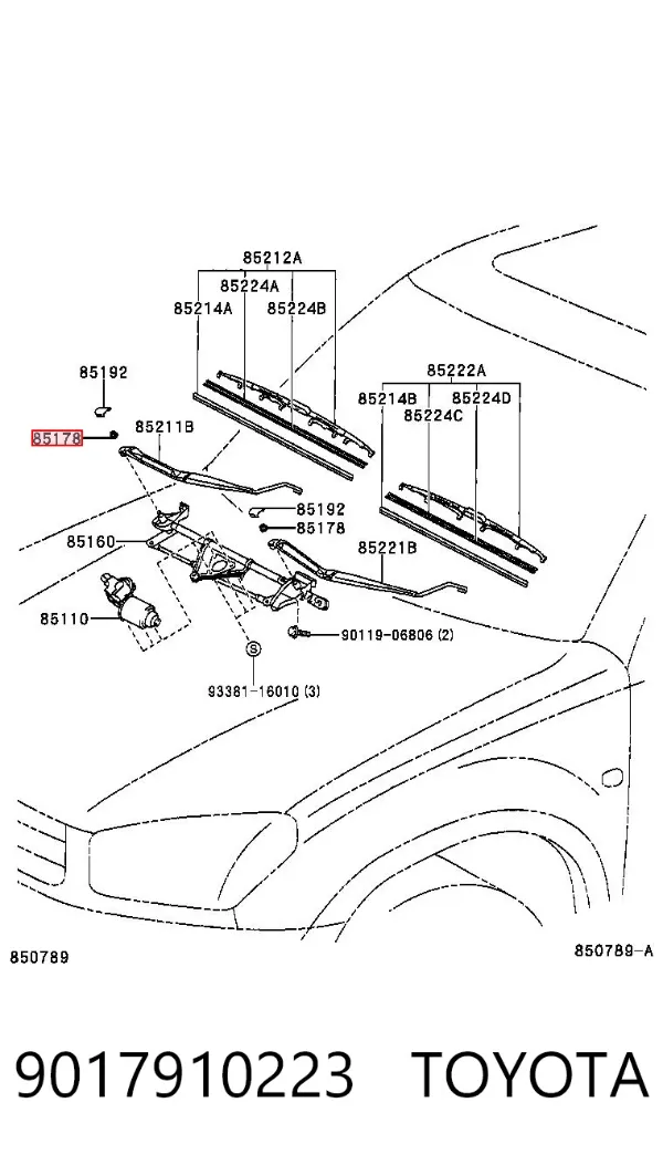  9017910223 Toyota