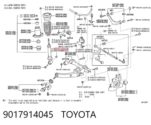  9017914045 Toyota
