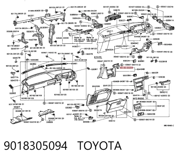  9018305094 Toyota