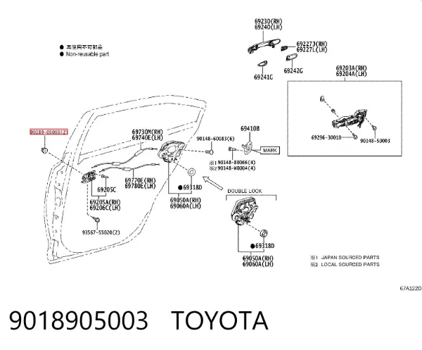  9018905003 Toyota