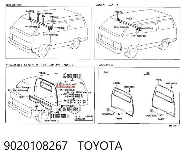  9020108267 Toyota