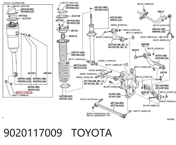  9020117009 Toyota