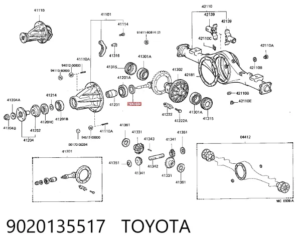  9020135517 Toyota