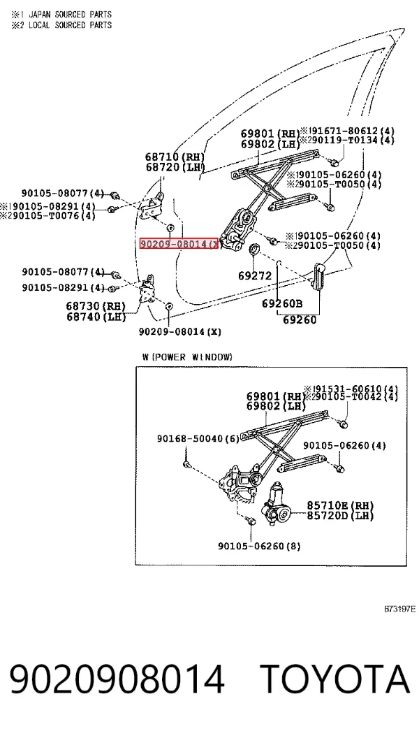  9020908014 Toyota