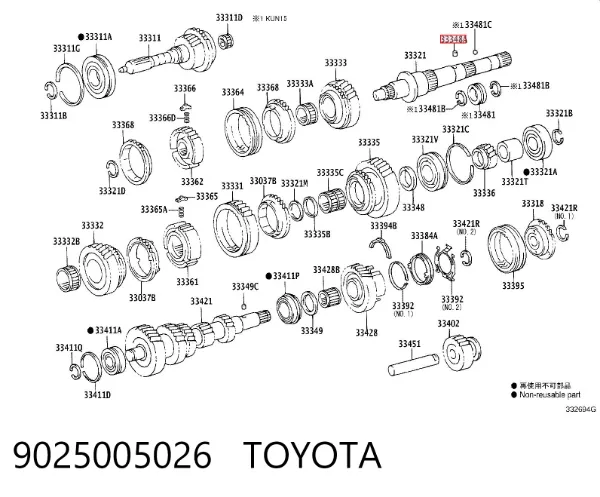  9025005026 Toyota